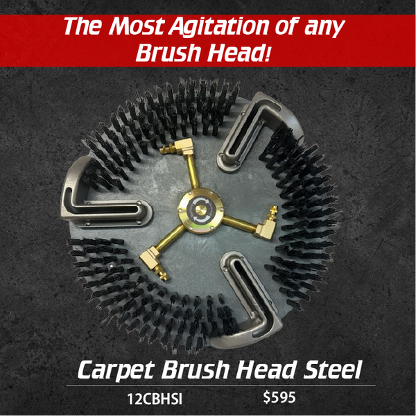 360i Carpet Brush Head Steel