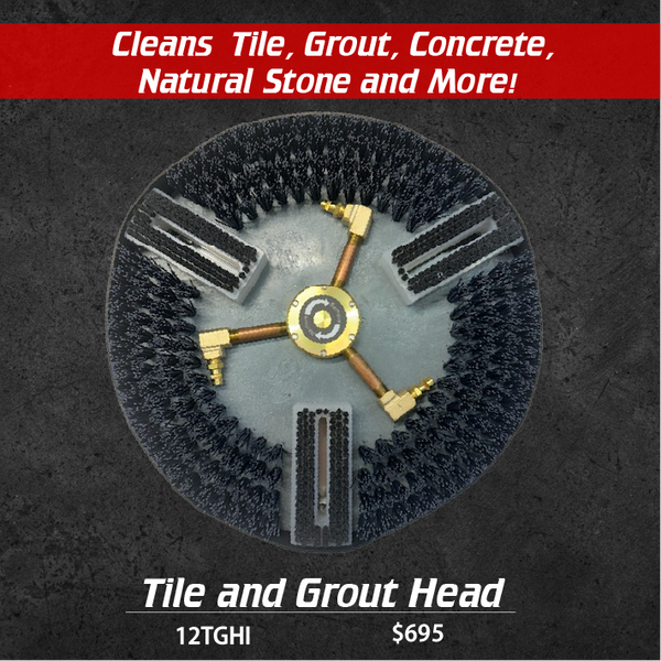 Rotovac 360i Tile and grout cleaning Brush Head