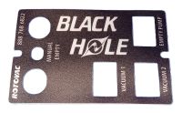 Control Plate Decal for Dual Vac Black Hole