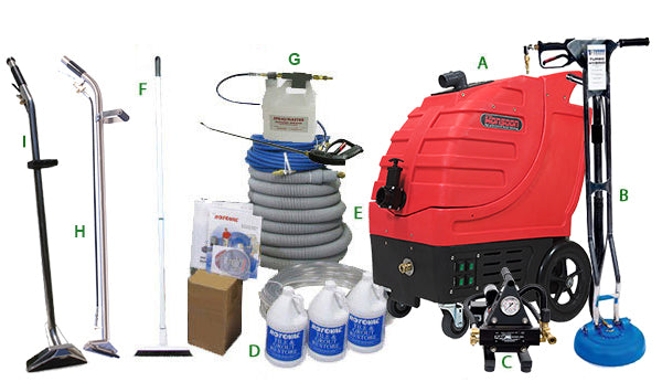 Rotovac Tile & Grout Cleaning Startup Equipment Package